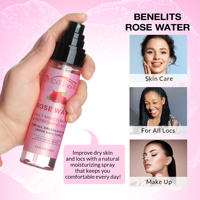Orientfashion Spray per Capelli Personalizzato con Etichetta Privata, Basso MOQ, 100ml 300ml, Acqua di Rose Idratante per Dreadlocks