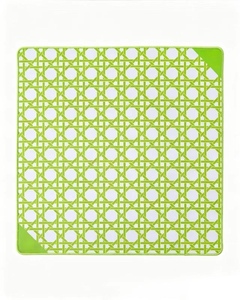 Holiday <b>Red</b> <b>Bow</b> Mahjong Mat Thick Neoprene Anti-slip American Mahjong Table Mat with Charleston Reference Guide - Product Image 4