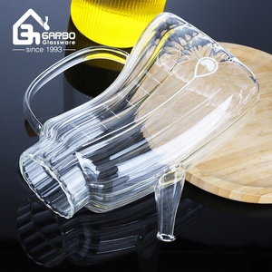เครื่องครัวบอโรซิลิเกตทรงสูงสำหรับใช้ในตลาดยุโรปขวดน้ำมันแก้วขนาด600มล. ดีไซน์แตกต่างกันเทคนิคการทำโลโก้ขายดี - Product Image 5