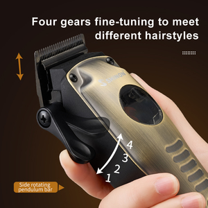 Lanumi S-1439 Nhà Sản Xuất Chuyên Nghiệp Tóc Cắt Không Dây Cắt Tóc 2500MAh Tốc Độ Cao 8500Rpm Động Cơ Tóc Tông Đơ Với Cơ Sở - Product Image 3