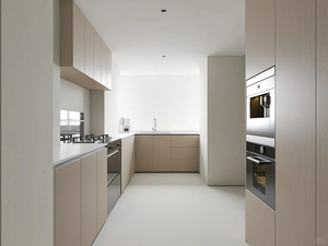 Armoires de cuisine sur mesure de style scandinave avec tiroirs profonds pour la construction de maisons neuves - Product Image 2