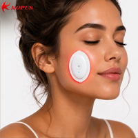 KOPUS Patch LED anti-acné, appareil de luminothérapie rouge et bleue, lumière rouge 630nm, lumière bleue 460nm, patch électronique anti-boutons