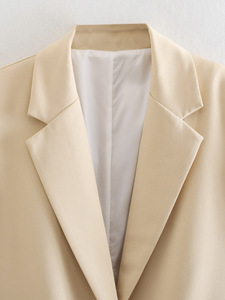 R30217S abbigliamento <span class=keywords><strong>donna</strong></span> sartoriale Blazer abiti larghi da ufficio Lady Blazer Casual formali abiti da esterno di grandi dimensioni cappotto elegante - Product Image 6