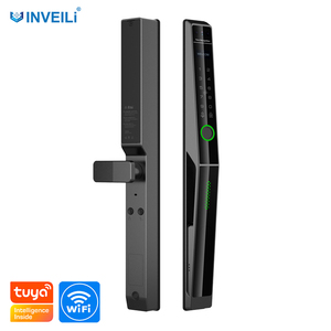 Tuya không thấm nước thông minh khóa cửa nhôm mỏng với đầu đọc dấu vân tay cho cửa gỗ thủy tinh Sản phẩm mới với kết nối Wifi - Product Image 3