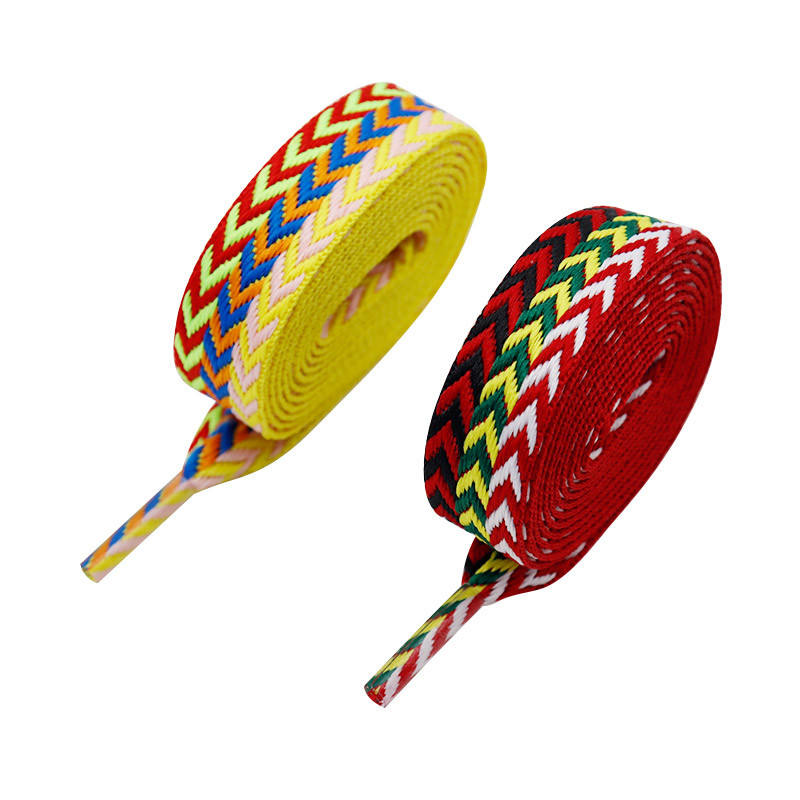 Lacci piatti alla moda per scarpe Lanvin lacci colorati larghi