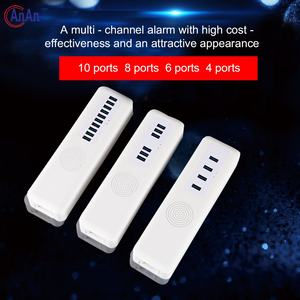 Sistema de alarma de 4, 6 y 8 puertos, pantalla de teléfono móvil, tienda minorista antirrobo, dispositivo antipérdida, exposición de teléfono inteligente móvil con soporte - Product Image 5