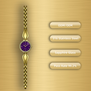 OEM Customizable Logo Luxury Antique Ladies Quartz <b>Watches</b> 316L Stainless Steel Sapphire Glass Waterproof Bracelet Private Brand - Product Image 1
