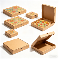 Unbedruckte Pizzakartons Fettdichter DIY-Malerei-Karton für Partys Individuelles Logo Großhandel