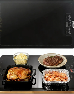 Scaldavivande Elettrico con Piastra Riscaldante in Vetro e Controllo Temperatura e Timer Regolabili per Uso Domestico, Feste e Uso Quotidiano - Product Image 2