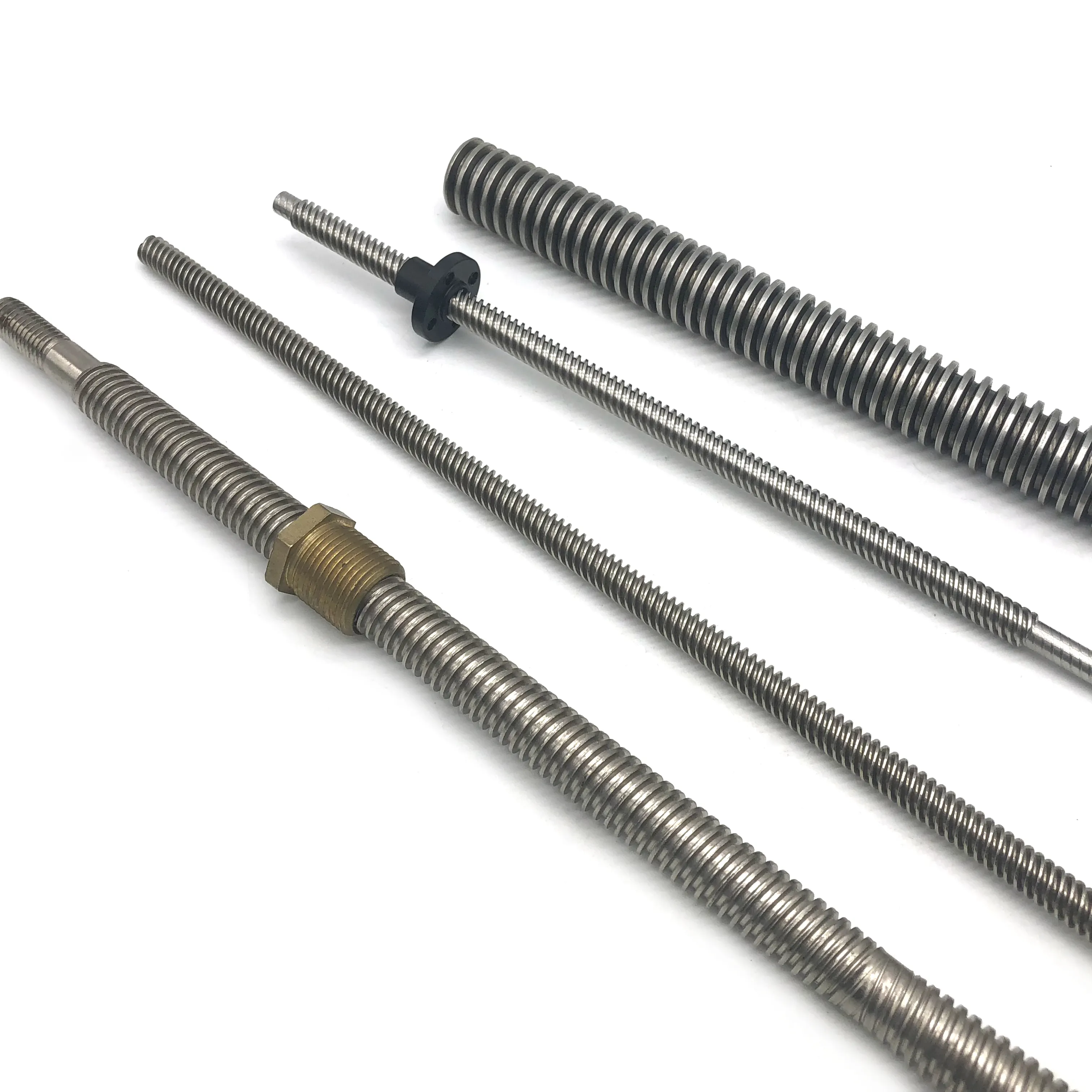 Trapezoidal Cnc Ball Screw T22 T8 T10 T20 8Mm 8Mm Ball Screw 14Mm 16Mm 20Mm 32Mm 400Mm 1000 Mm Lead Screw Trapezoidal Threaded Rod With Nut