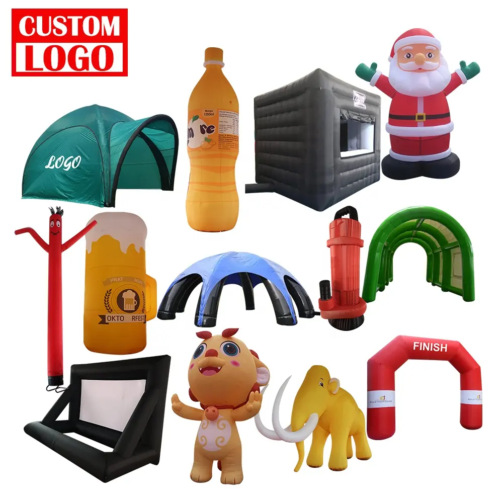 निर्माता अच्छी गुणवत्ता की सस्ती कीमत कस्टम inflatable विज्ञापन कस्टम प्रिंट प्रचार inflatable खिलौने