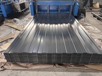 C8 Tôle de toiture en métal bon marché/Feuilles de toiture en zinc galvanisé ondulé/Tôles de toiture en acier ondulé de calibre 24 pour la construction