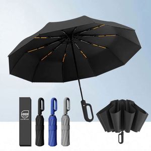 Hot <b>Sale</b> Cheap Promotional Wholesale High Quality 3 Folding Light <b>Weight</b> Umbrella with Custom Logo Custom Colors Plastic Handle - Product Image 4