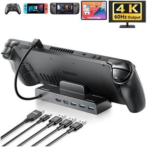 Station d'accueil <span class=keywords><strong>Steam</strong></span> <span class=keywords><strong>Deck</strong></span>, support TV, hub, support USB C vers Ethernet RJ45, compatible HDMI 4K 60HZ, console <span class=keywords><strong>Steam</strong></span> <span class=keywords><strong>Deck</strong></span> - Product Image 6