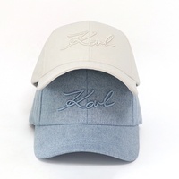 Nouvelle Arrivée Casquettes de Baseball Classiques en Coton et Denim à 6 Panneaux Style Européen, Broderie Personnalisée, Qualité Supérieure, pour Hommes et Femmes