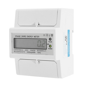 มิเตอร์วัดพลังงานไฟฟ้าแบบเฟสเดียว ระบบมัลติเรต ความแม่นยำระดับ 1.0 ช่วงการวัด 0-9999.9 กิโลวัตต์ชั่วโมง หน้าจอ LCD/LED แรงดันไฟฟ้า 220V - Product Image 1