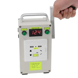 ไฟฉุกเฉินสำหรับตั้งแคมป์5V พร้อมไฟฉายเครื่องกำเนิดแบบมือหมุน220V DC USB - Product Image 1