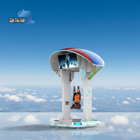 Máquina de Juego Comercial de Simulación de Vuelo en Parapente de PVC para Parques de Aventuras Interiores y Centros Comerciales