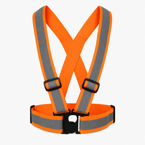 Harnais de sécurité réfléchissant haute visibilité avec bandes réfléchissantes de 3 cm, bretelles élastiques réglables, plusieurs couleurs, OEM ODM - Product Image 1