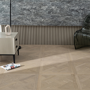 Paneles de suelo de madera de roble blanco multicapa T&G Versailles, ignífugos, con superficie 3D, grabados CE, grado ABC, de 12 mm, 16 mm y 20 mm, para hoteles de lujo - Product Image 2