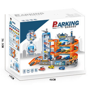 Điện Trẻ Em Bãi Đậu Xe Đồ Chơi Chàng Trai Món Quà Xây Dựng Kho Mô Hình Mang Theo 6 Trượt Bánh Xe Xe Đồ Chơi Cho Trẻ Em Trẻ Em - Product Image 4