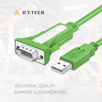 Cable Convertidor USB a Serial RS232 Original de Fábrica, Chip FTDI para Win7/8/10/11, Malla de PVC, 1.8m