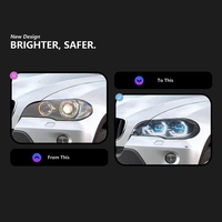 Projecteur laser G05 Style Spoon bicolore à œil doré compatible avec les phares X5 E70 SUV 2007~2013 – Amélioration de l'éclairage