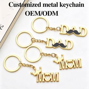Factory <b>Customize</b> Logos Hollow Letters Soft Hard Enamel Metal Pendants Bags Accessories Zinc Alloy <b>Keychains</b> - Product Image 1