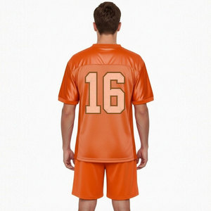 Maillot de rugby personnalisé avec logo – Offres exceptionnelles – Tenue d'entraînement de football professionnelle en maille respirante par sublimation américaine - Product Image 5