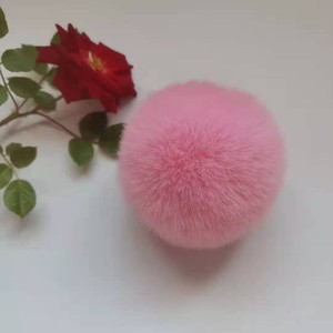 Meichuanghui מכירה חם פרווה כדור <span class=keywords><strong>pom</strong></span> כדור <span class=keywords><strong>pom</strong></span> מותאם אישית ארנב מלאכותי צעצוע פרווה pomom כדור קישוט - Product Image 5