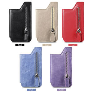 Cartera de PU de Lujo con Diseño de Almacenamiento con Cremallera y Soporte Multiángulo, Función de Tarjetero y Ranura para Tarjetas - Product Image 4