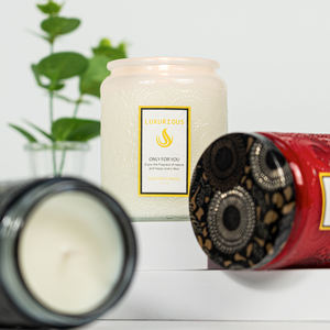Jarra de vidrio para aromaterapia, para hogar y <span class=keywords><strong>Hotel</strong></span>, velas sin humo de vainilla - Product Image 6