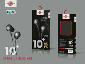 Auricolari Stereo Wedoup EJ-27 In-Ear con Microfono e Connettore da 3,5 mm - Product Image 3