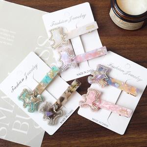 Nuovo stile coreano in strass con fermaglio per capelli per donne e ragazze alla moda simpatici accessori per capelli con acido acetico - Product Image 5