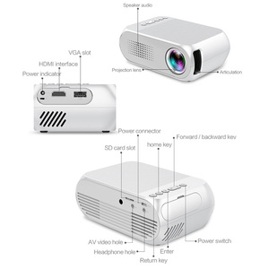 2019 最新 LED 投影机 YG 320 1080P 家用投影机 - Product Image 5