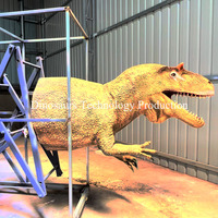 Tête d'Allosaure Animatronique Fabriquée pour l'Exposition – Modèle Interactif pour Parcs Jurassiques et Expositions de Dinosaures