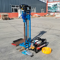 Foreuse à roche à noyau diamanté portable avec boîte de vitesses et pompe, profondeur de forage maximale de 25 m pour l'exploration géologique