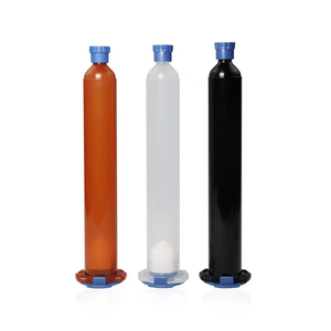 Amber US EFD tabung jarum suntik UV pneumatik, Dispenser cairan lem jarum suntik empat buah - Product Image 3