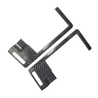 Décoratif en fibre de carbone pour la sortie d'air de la console centrale de la voiture Nissan 350Z 2003-2006, autocollants pour le cadre de la sortie d'air