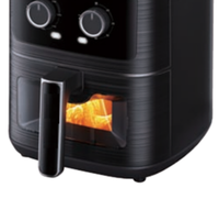 Friteuses 4.4L Appareils ménagers de cuisine Friteuses électriques mécaniques avec fenêtre visuelle