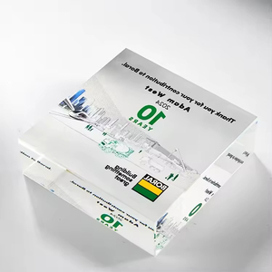 Trofeo de Cristal Grabado Personalizado en Forma Cuadrada, Trofeo de Cristal K9 Resistente a Caídas para Competiciones - Product Image 4