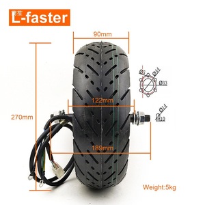 มอเตอร์ฮับ L-faster ขนาด 11 นิ้ว 1000 วัตต์ แรงบิดสูง สำหรับสกู๊ตเตอร์ไฟฟ้า - Product Image 3