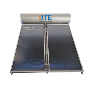 Panneaux solaires à eau chaude à revêtement <span class=keywords><strong>noir</strong></span> BTE, système <span class=keywords><strong>de</strong></span> collecteur solaire à <span class=keywords><strong>plaque</strong></span> plate pour maison et hôtel, certifié CE - Product Image 4