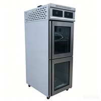 Congélateur-étagère électrique commercial 18 niveaux 36 plateaux, avec verre trempé automatique pour pâte à boulangerie, état neuf