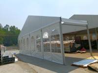 Carpa para Fiestas y Banquetes de Jardín para 300 Personas, 15x20m, Carpa Grande Blanca para Bodas, Carpa de Aluminio para Iglesia