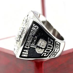 Anello Commemorativo del Campionato 2005 dei San Antonio Spurs, Anello da Collezione per Tifosi di Basket - Product Image 4