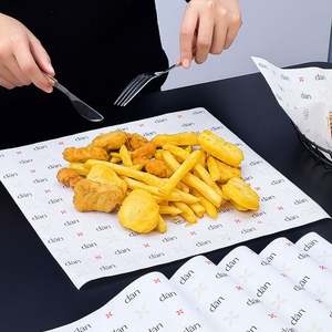 Custom Personalized Fried Chicken Fries Burger Sandwich <b>Food</b> Packaging <b>Paper</b> Eco-Friendly <b>Food</b> Grade Greaseproof - Product Image 6