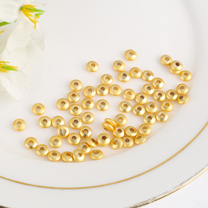 ลูกปัดทองชุบทองคำขาว 18K รูปทรงลูกคิด ยี่ห้อ Lisheng Jewelry สำหรับทำสร้อยข้อมือ สร้อยคอ DIY - Product Image 4