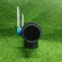 Système d'irrigation agricole Tuyau plat haute pression Tuyau d'eau flexible en plastique extérieur Contrôle de la vanne à trois voies