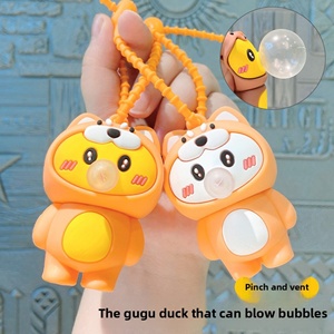 พวงกุญแจรูปเป็ดการ์ตูนน่ารักแบบขายส่ง พร้อมจี้ห้อยกระเป๋าและของตกแต่งรถยนต์ ของขวัญชิ้นเล็ก - Product Image 4